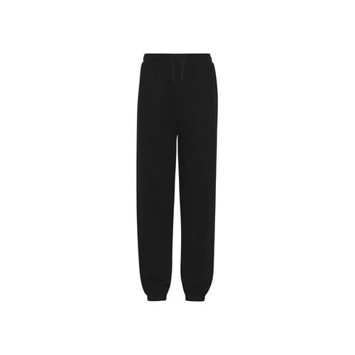 [O74003] Unisex Sweatpants w. Elastic Cuff (Black, XS)