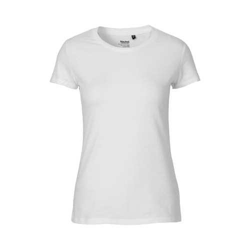 [O81001] Ladies Fit T-shirt (White, XS)