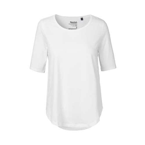 [O81004] Ladies Half Sleeve T-shirt (White, XS)