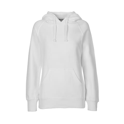 [O83101] Ladies Hoodie (White, XS)