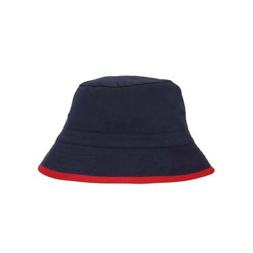 [O93061] Reversible Bucket Hat (Navy/Red, S/M)