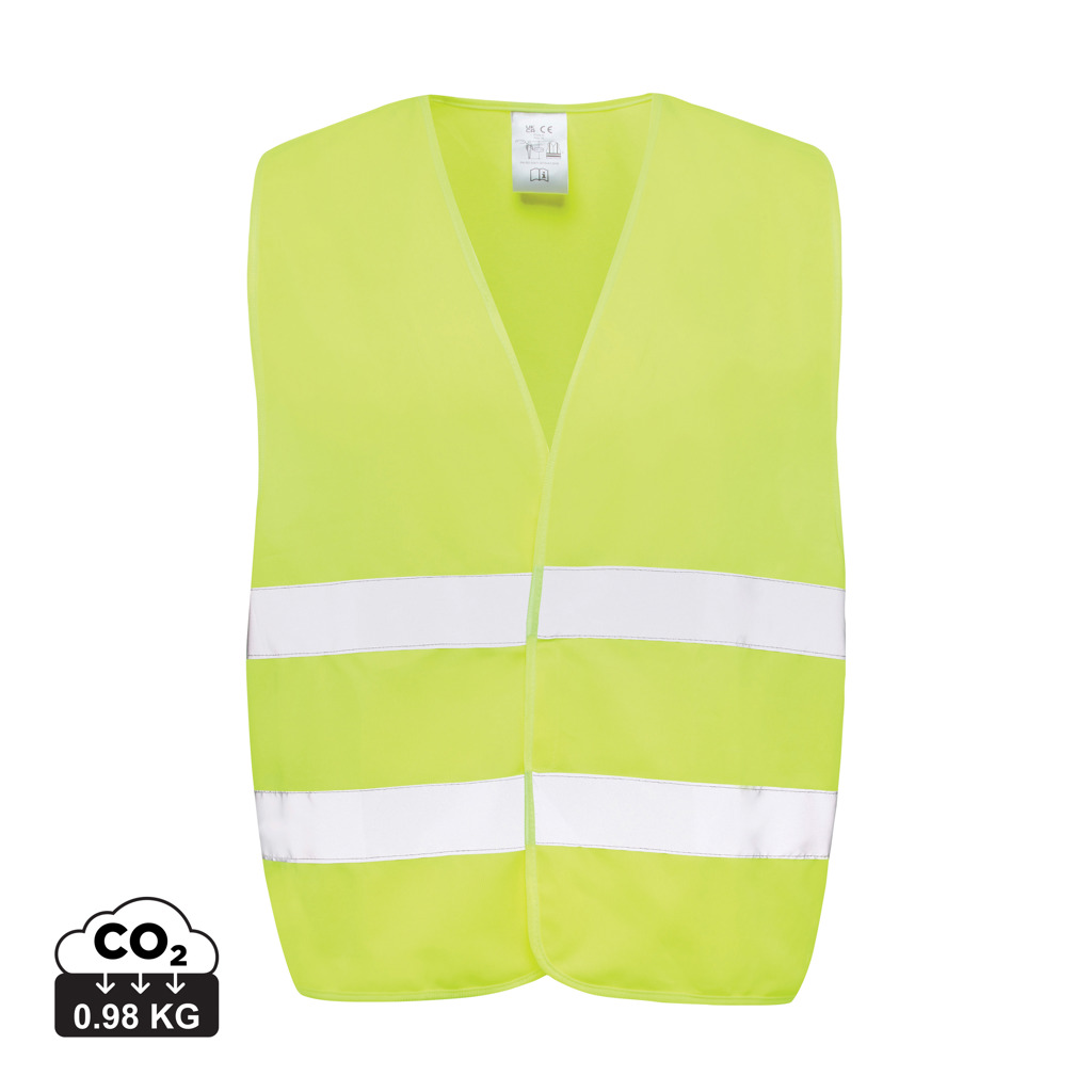 GRS recycled PET high-visibility safety vest