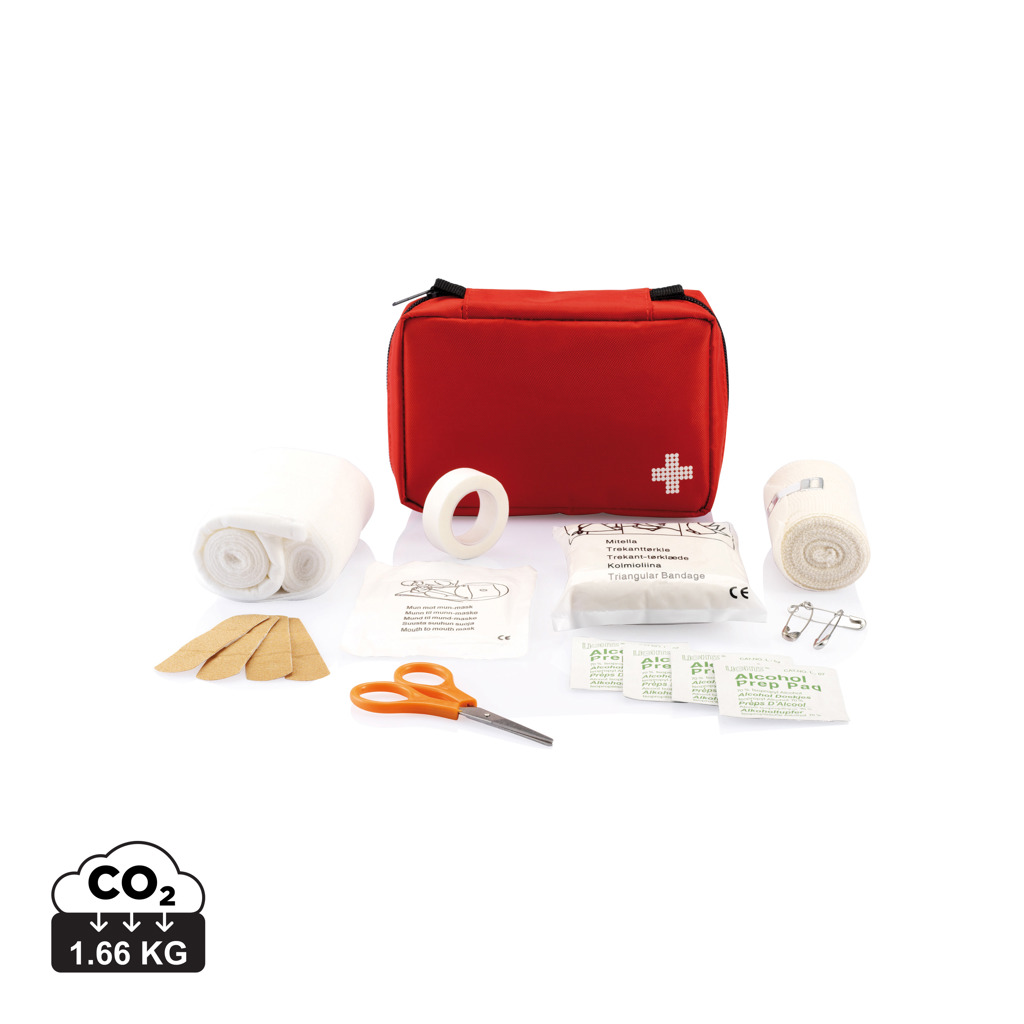 Mail size first aid kit