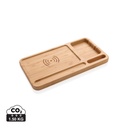 Bamboo desk organiser 5W wireless charger