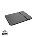 Swiss peak RCS recycled PU 15W 3 in 1 charging mousepad