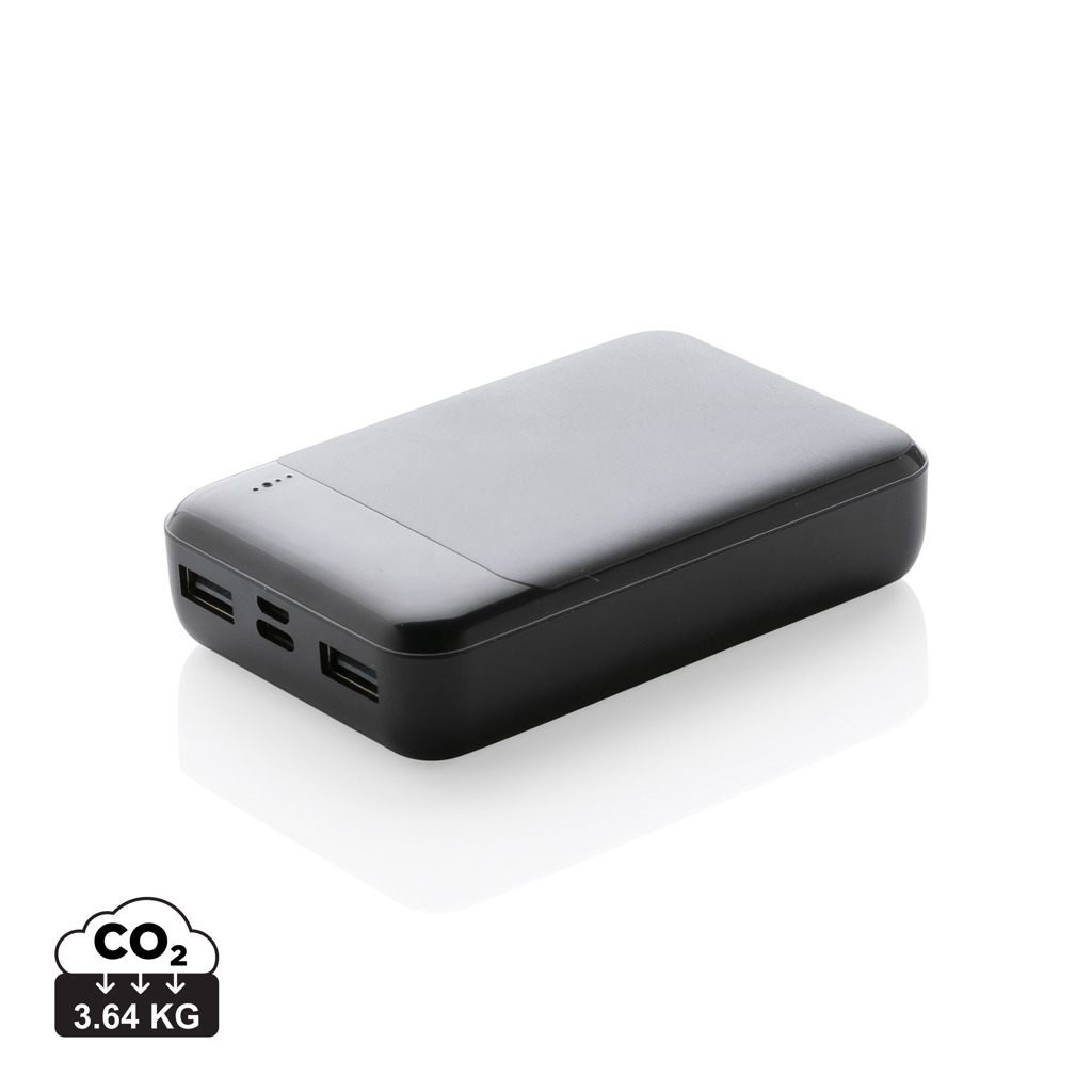 RCS standard recycled plastic 10.000 mAh powerbank