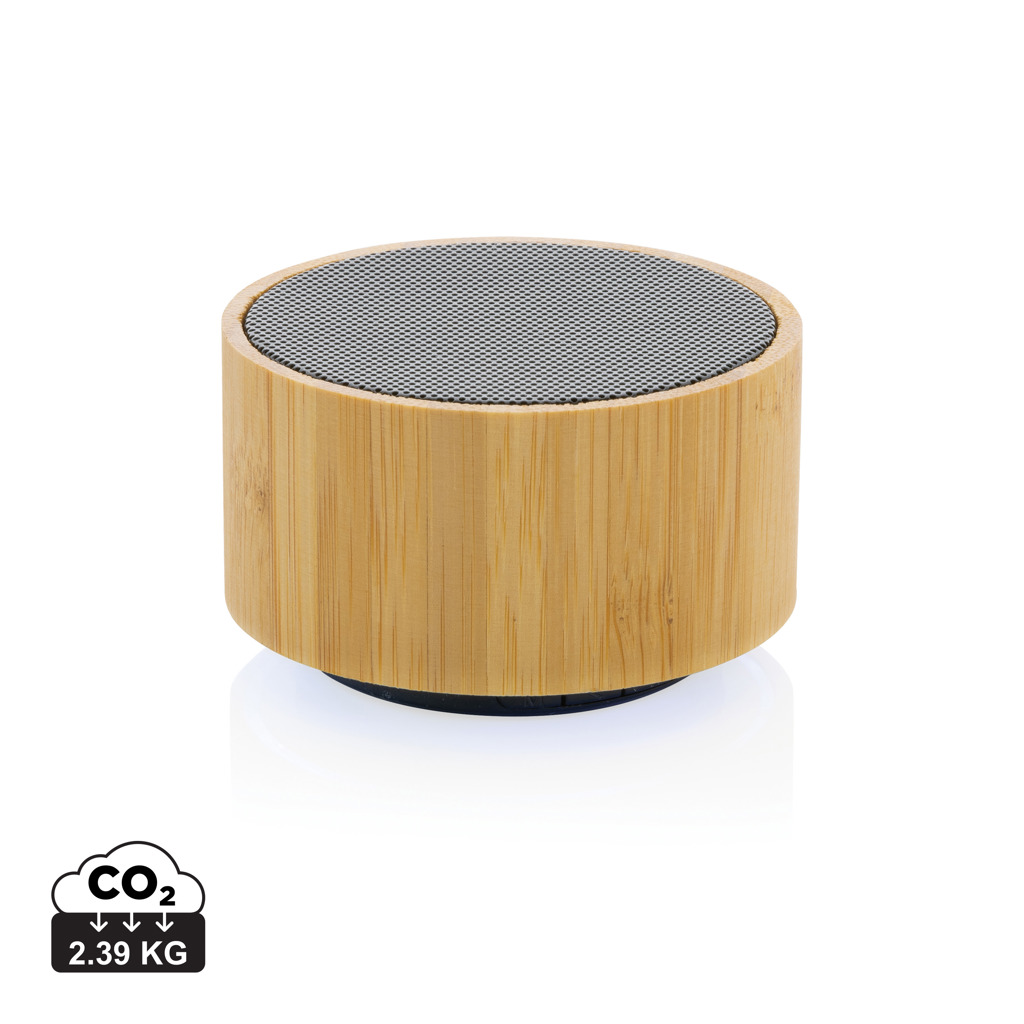 RCS recycled plastic and bamboo 3W wireless speaker