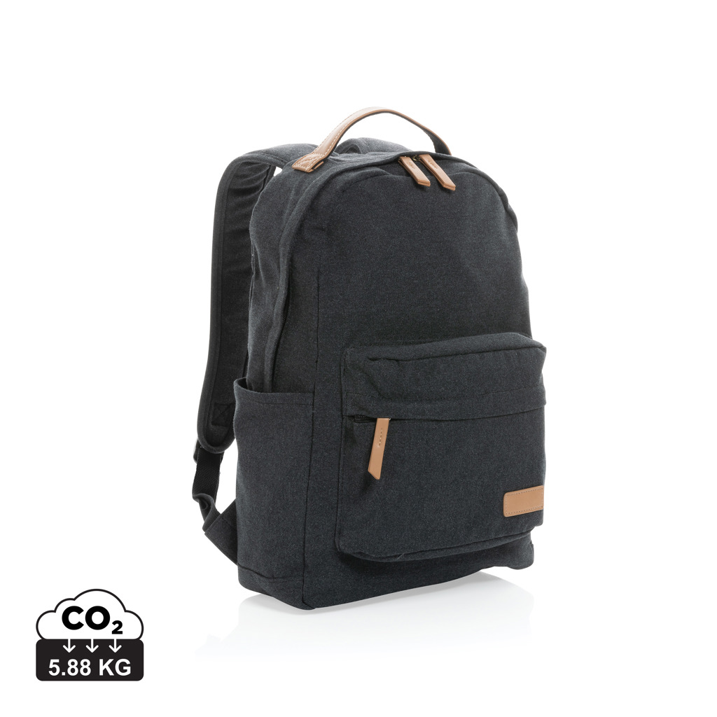 Impact AWARE™ 16 oz. recycled canvas backpack