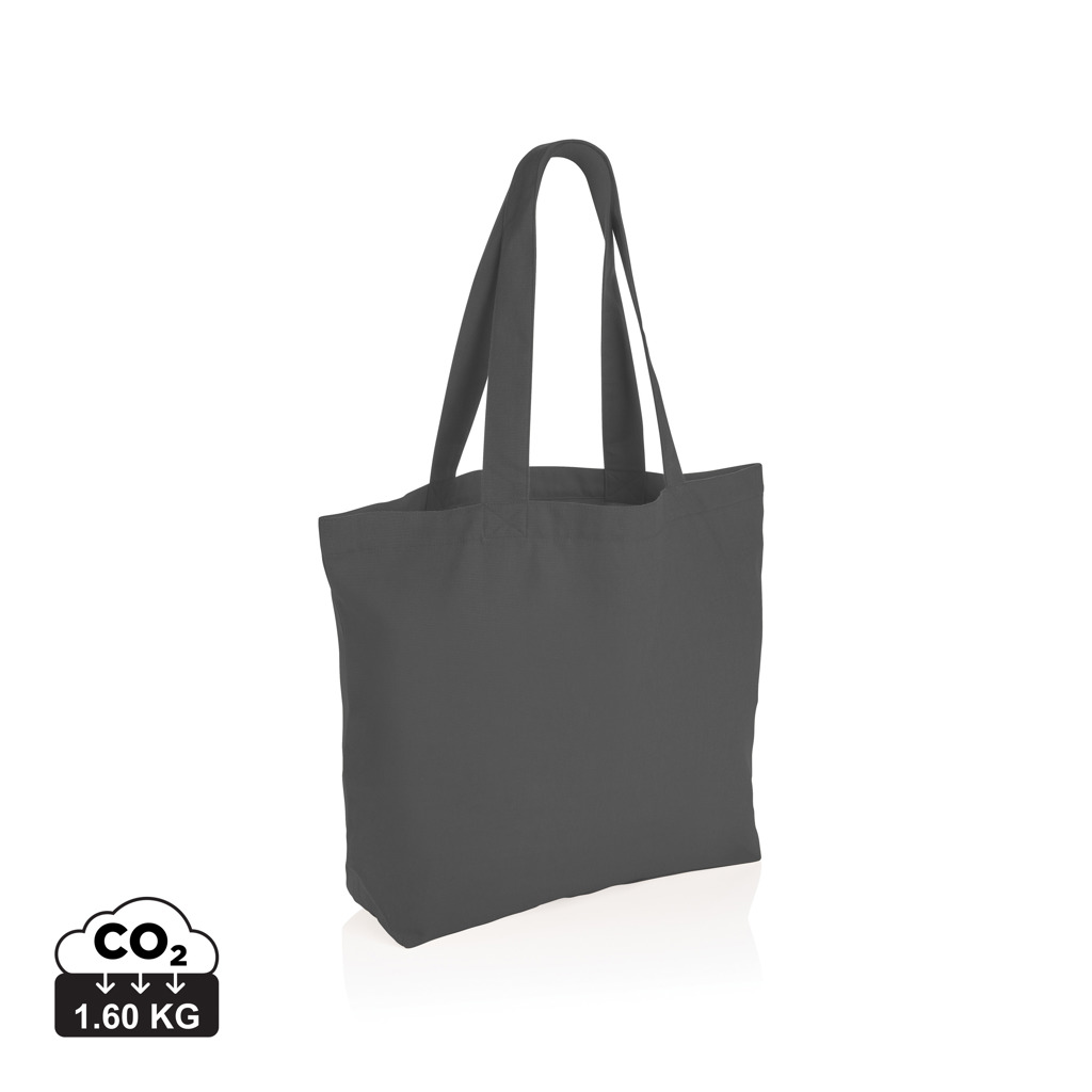 Impact Aware™ 240 gsm rcanvas shopper w/pocket undyed