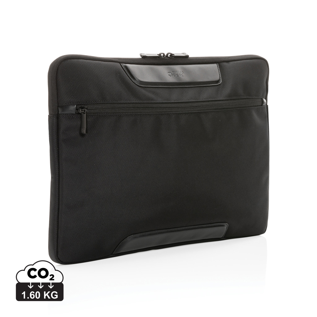 Swiss Peak AWARE™ RPET Voyager 15.6" laptop sleeve