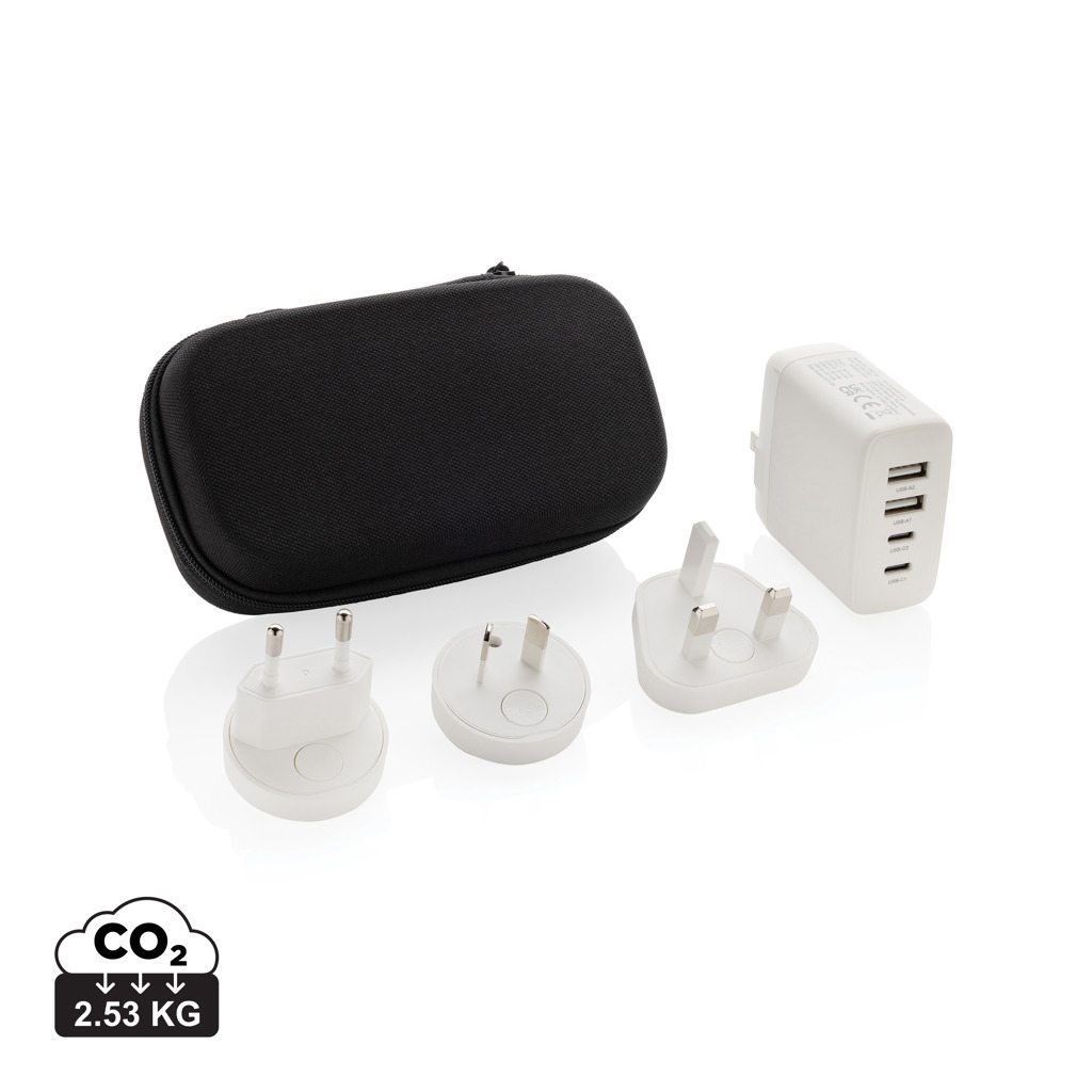 TravelCharge Pro RCS rplastic travel charger with USB C