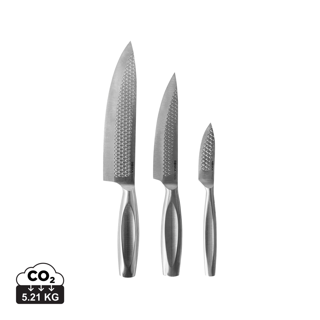 BOSKA Kitchen Knives Monaco+, set of 3