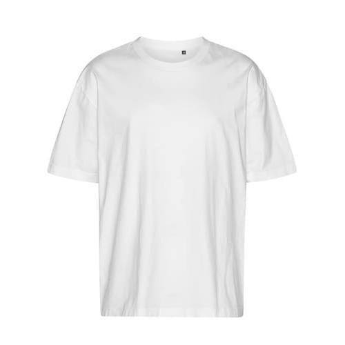 [T60011] Tiger Cotton Oversized T-shirt (White, XS)