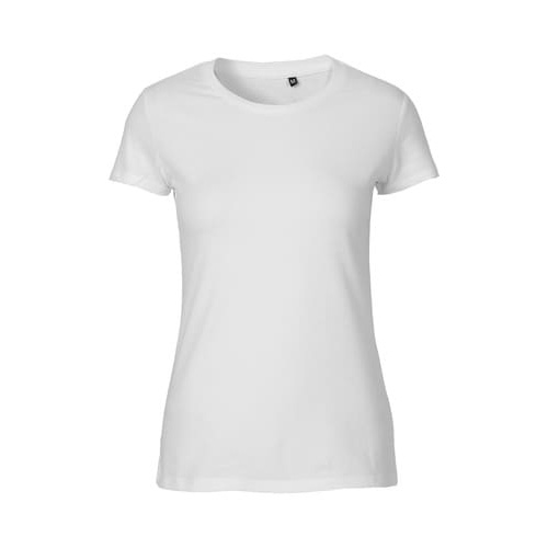 [T81001] Ladies Tiger Cotton T-shirt (White, XS)