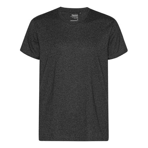 [C61001] Recycled Cotton T-shirt (Black Melange, S)