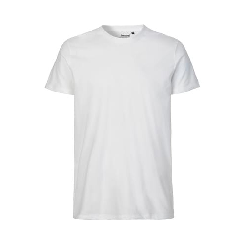 [O61001] Mens Fit T-shirt (White, XS)