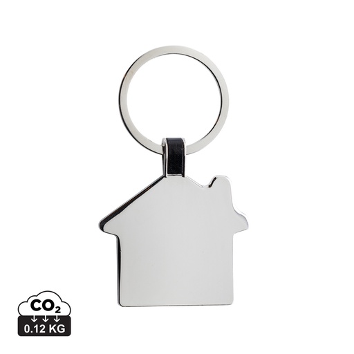 [P191.6202] RCS recycled zinc alloy house keyring