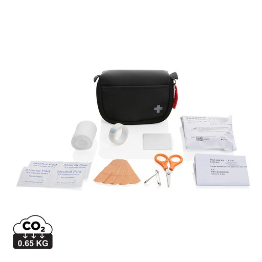 [P265.401] RCS recycled nubuck PU pouch first aid set mailable