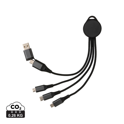 [P302.672] Terra RCS recycled aluminium 6-in-1 charging cable