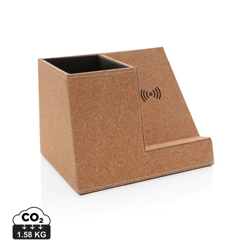 [P308.199] Cork pen holder and 5W wireless charger