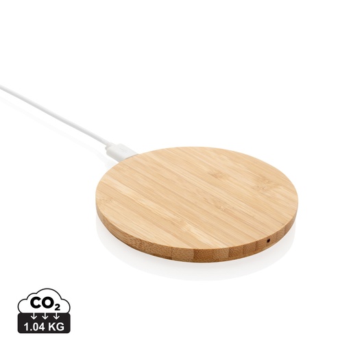 [P308.229] Bamboo 5W round wireless charger