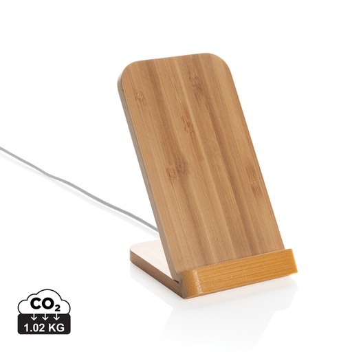 [P308.359] Bamboo 5W wireless charging stand