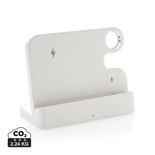 [P308.6103] Joltz RCS recycled plastic dual 15W charger with iWatch slot