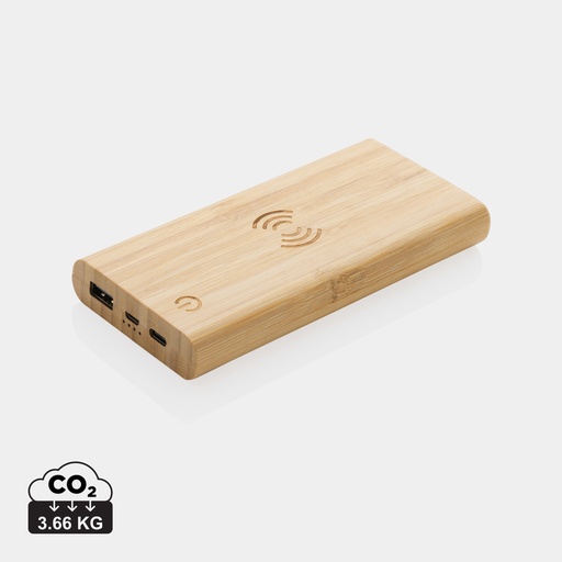 [P322.359] Bamboo 8.000 mAh 5W wireless powerbank