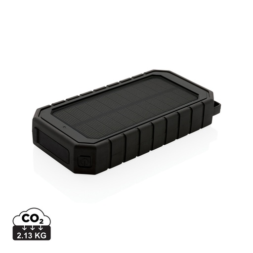 [P322.451] RCS recycled plastic Solar powerbank with 10W Wireless