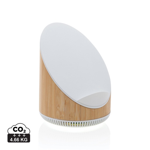 [P329.449] Ovate bamboo 5W speaker with 15W wireless charger