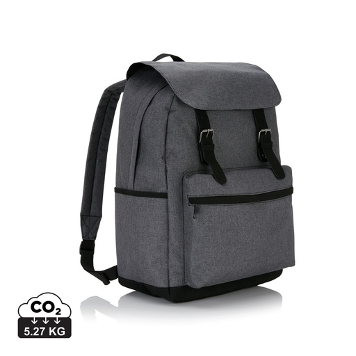 [P706.142] Laptop backpack with magnetic buckle straps