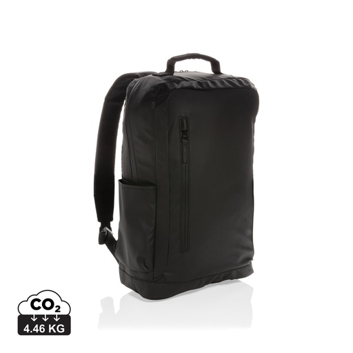 [P760.131] Fashion black 15.6" laptop backpack PVC free