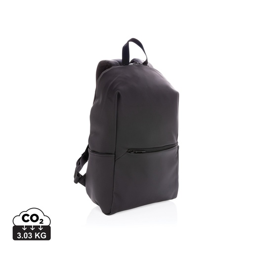 Smooth PU 15.6"laptop backpack