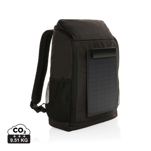 [P763.291] Pedro AWARE™ RPET deluxe backpack with 5W solar panel