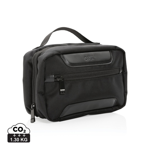 [P820.231] Swiss Peak AWARE™ RPET Voyager toiletry bag