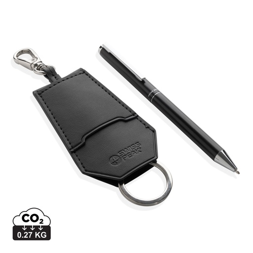 [P820.9701] SP Tula RCS certified recycled PU key holder and pen set